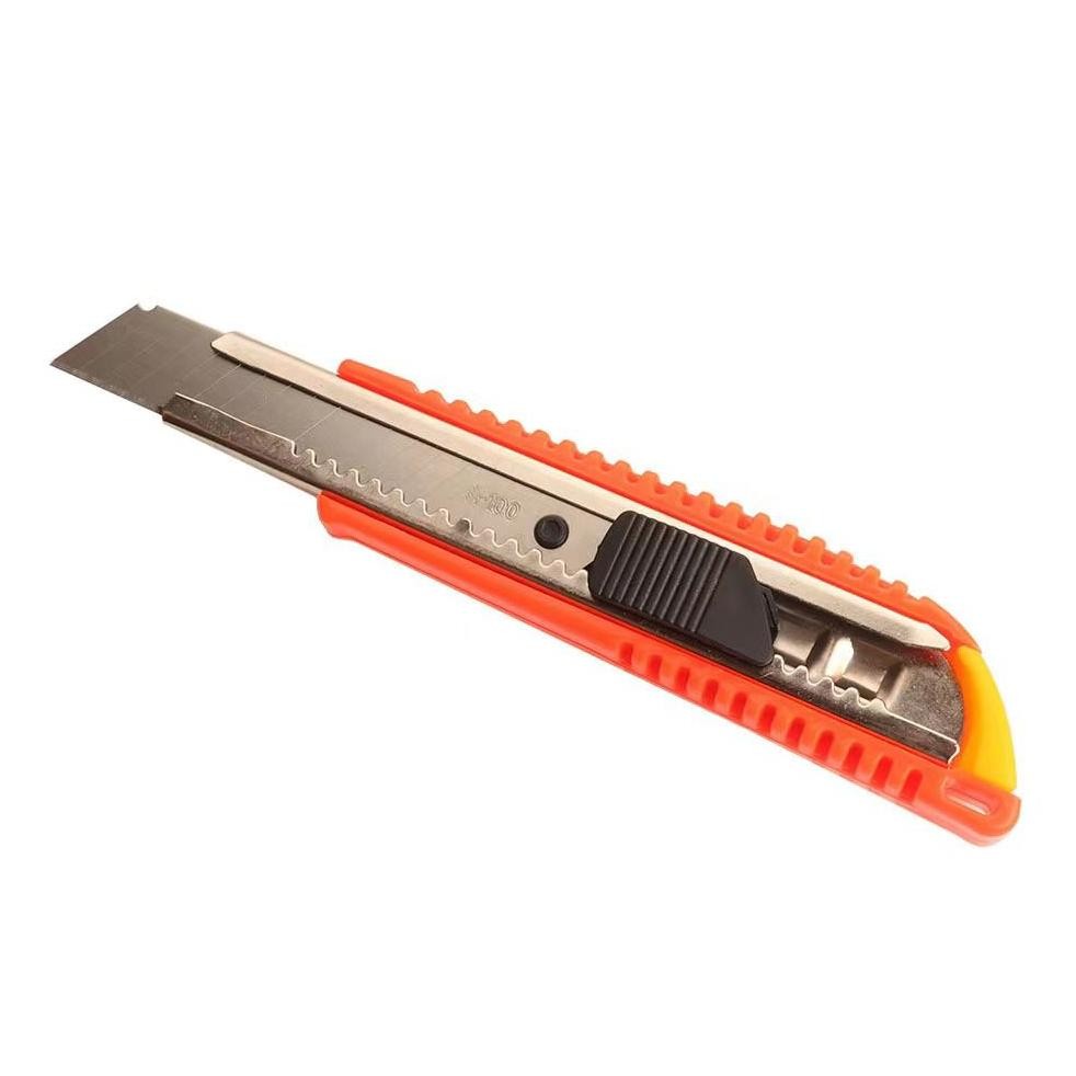 

Wes-24 Best Seller Bas-12 Pisau Kater Cutter Knife Pisau Kuter Besar Stainless Steel Pemotong Kertas Packing Sale Wes-24