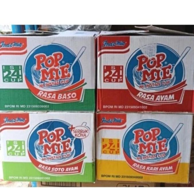 

Pop Mie Instant Cup Ukuran Besar [Dus] isi 24 Pcs KS