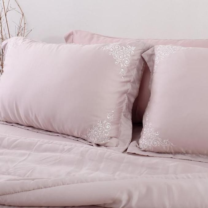 Sprei / Bedcover Serat Bambu Organic Sutra Lyocell Polos