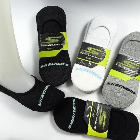Kaos Kaki Invisible Skechers Tebal Pria Wanita Non Terry Liner