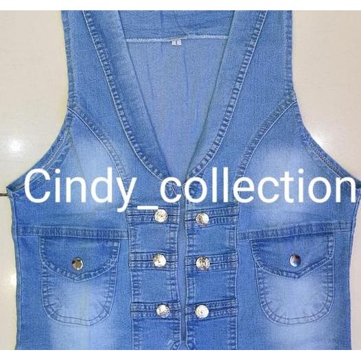 ROMPI JEANS WANITA VEST OUTER DENIM ROMPI CEWEK ROMPI CEWEK ROMPI WANITA JEANS VEST WANITA