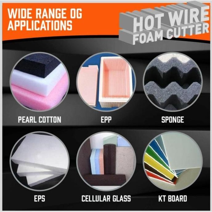 

------] Alat Potong Gabus Spon Pemotong Styrofoam IKURA 3in1 Hot Wire Cutter