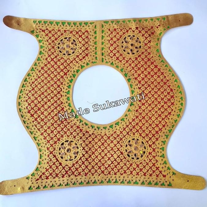 yang dicari@@@@] Simping Tari Bali bahan kulit Legong Keraton Hiasan Leher Pengantin