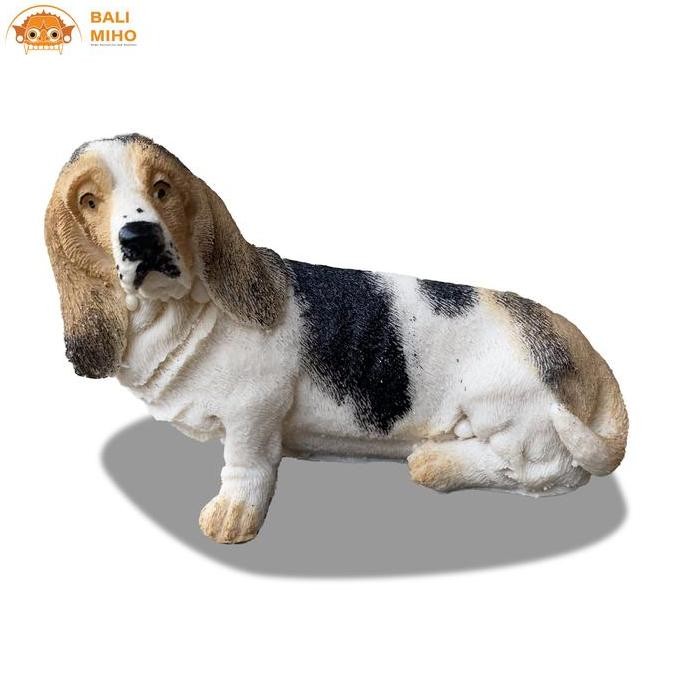 @#@#@#] Patung Anjing Hushpupies - Patung Anjing Resin - Pajangan Anjing - Dog