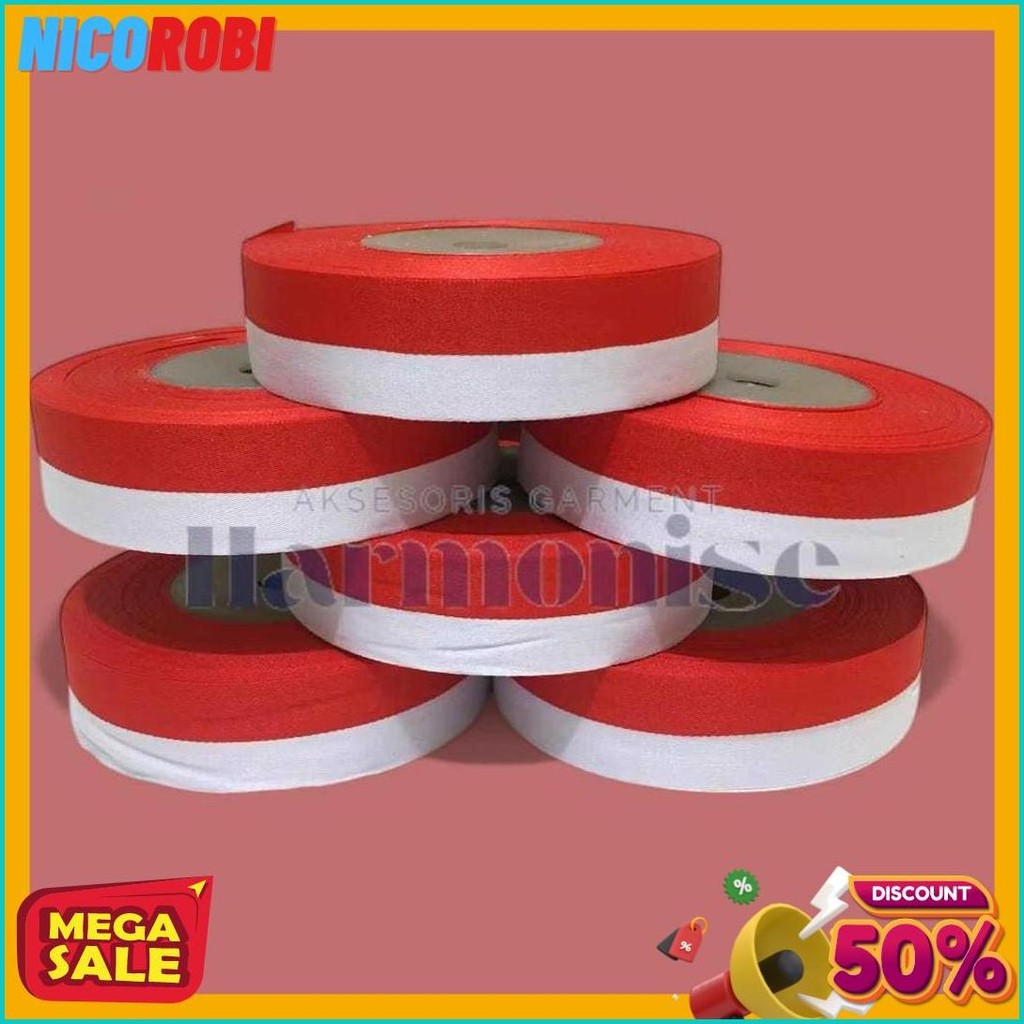 

Pita Merah Putih Eagle Brand Pita Kemerdekaan Pita Serba Serbi 17 Agustus Pita Bendera Merah Putih