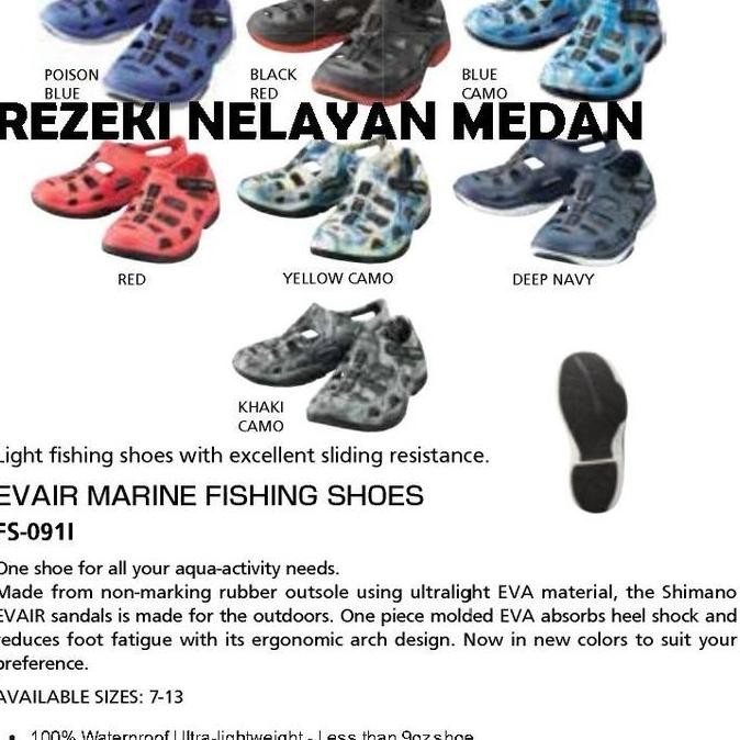 BEBAS ONGKIR - SHIMANO EVAIR MARINE FISHING SHOES