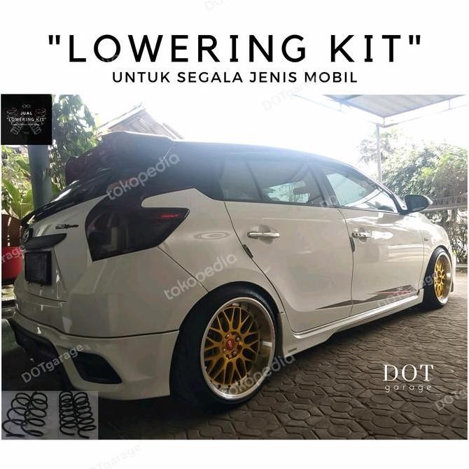 Loweringkit Per Custom Empuk + Stoper Yaris Lele (Not Tein Eibach) Original