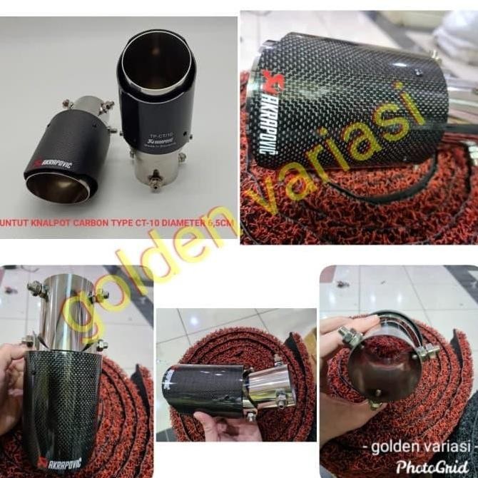 Buntut Knalpot / Muffler Akrapovic Carbon Mobil All New Yaris Original