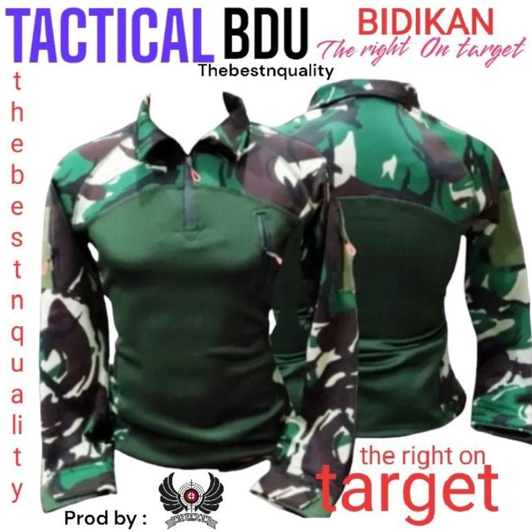 Trend - BAJU TACTICAL BDU / BAJU BDU TACTICAL BAHAN FULL SPANDEX SCUBA /TSHIRT TACTICAL BDU !!