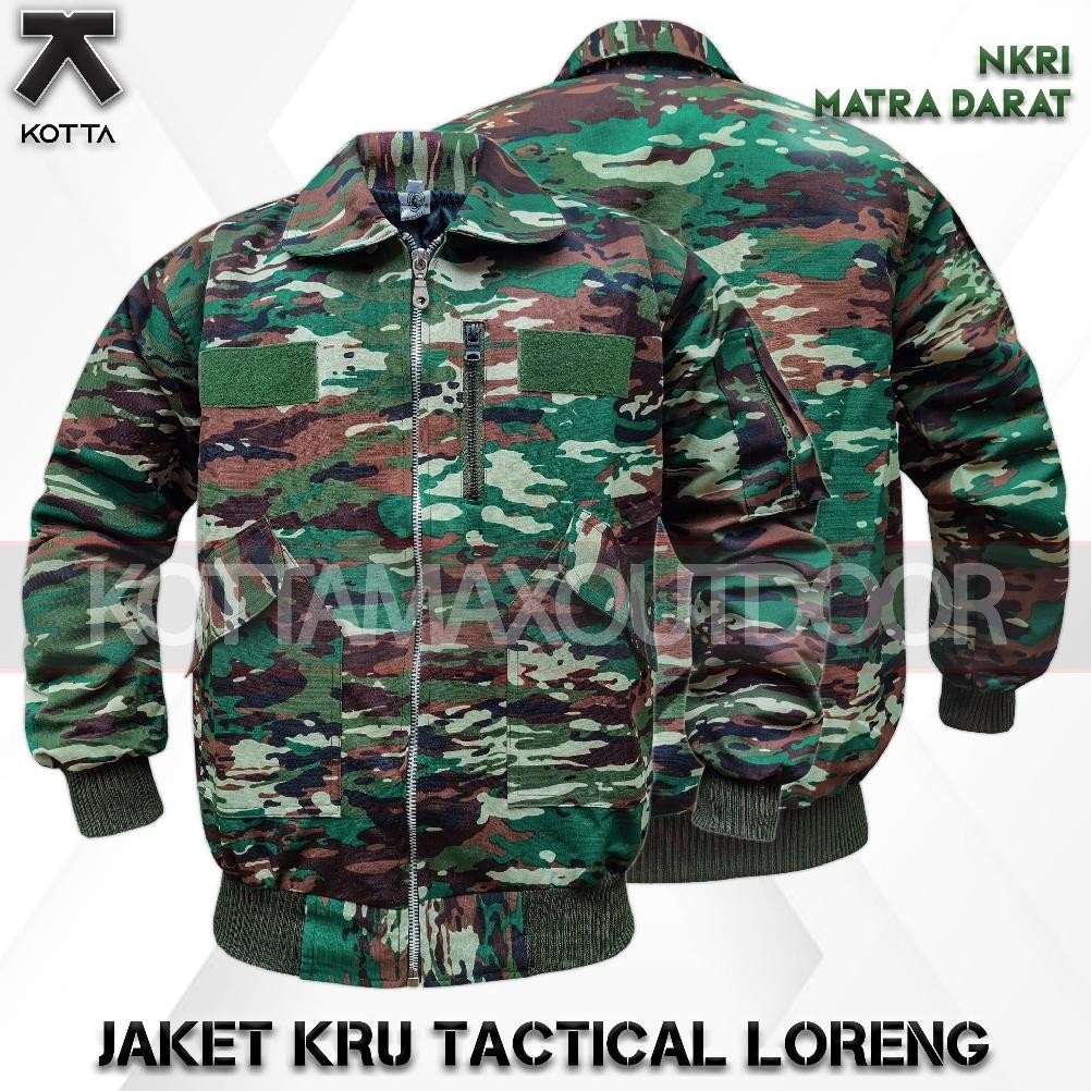 Terbaru JAKET BOMBER LORENG TNI TERBARU - JAKET KRU LORENG TNI NKRI TERBARU - JAKET LORENG MALVINAS 