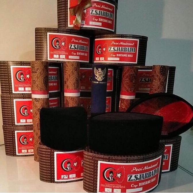 Peci Nasional Z.SJARBAINI Cap Bintang Mas Kopiah Songkok