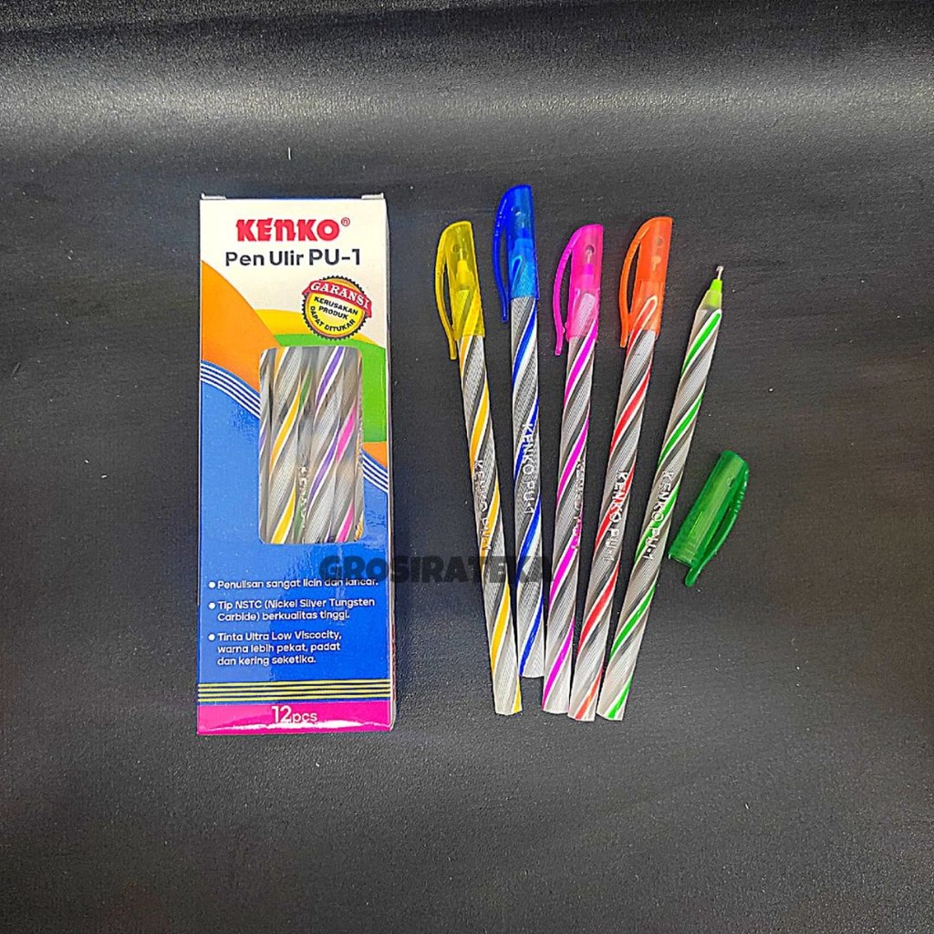 

PULPEN, BOLPEN, BOLPOINT ULIR PU1 HITAM KENKO