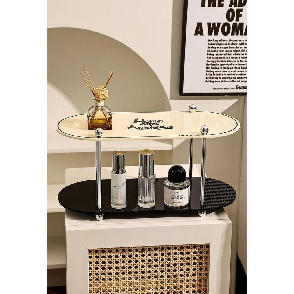 Terbaru Rak Penyimpanan Make Up Besi Susun Rak Minimalis Multi Layer Stainless