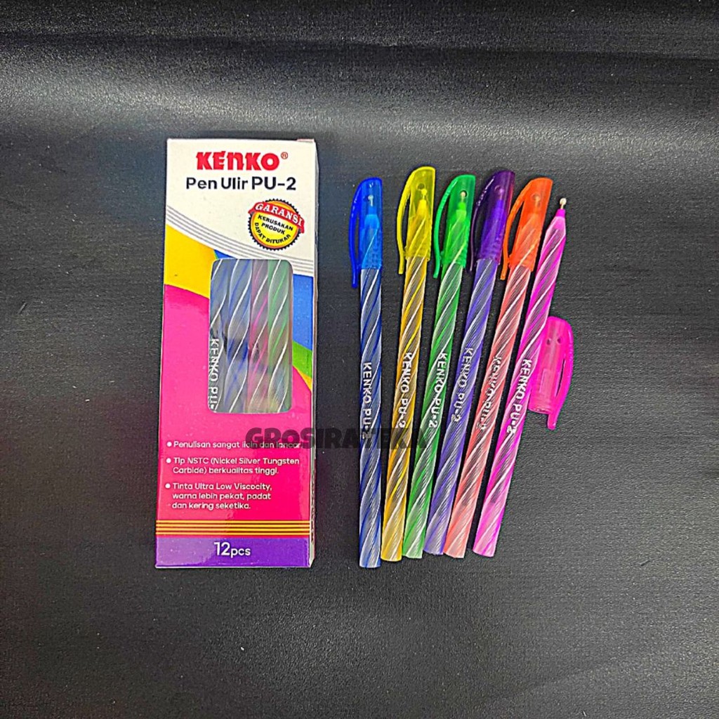 

PULPEN, BOLPEN, BOLPOINT ULIR PU2 HITAM KENKO