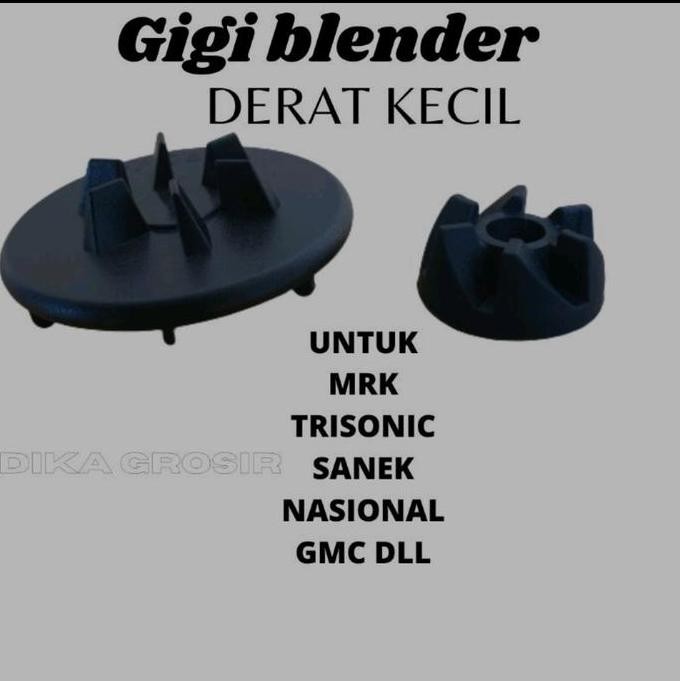 ><><><] Konektor + Gear/Gigi Karet Fullset untuk Mesin Blender - GMC, Niko, National Viva, Omega, Pl