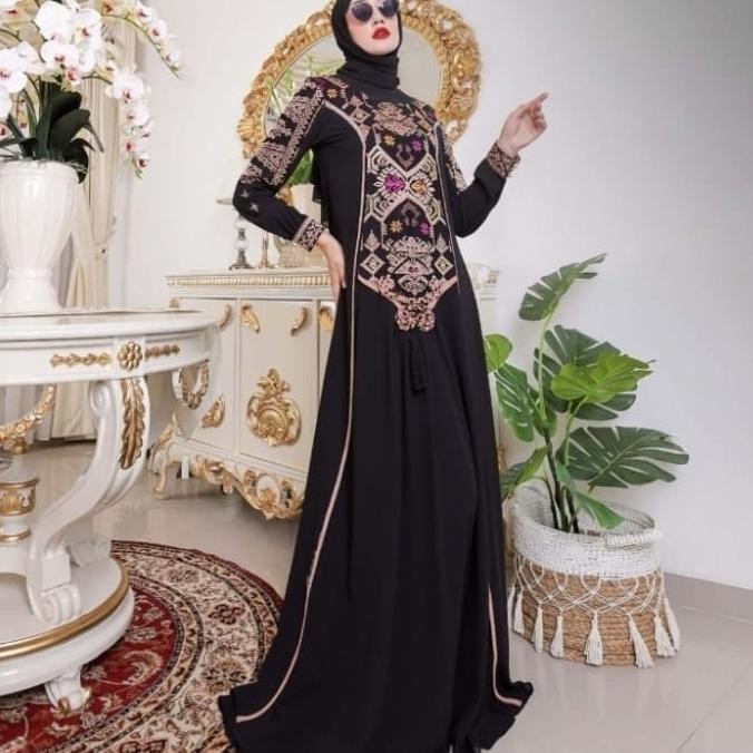 Kain Songket Kamen bordir premium Bali lembaran motif Permata Berwarna