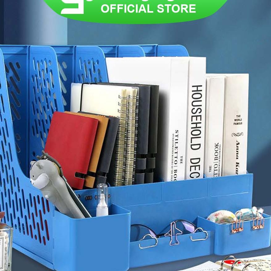 

Desk Organizer Stationery File Organizer Rak Meja Kantor Buku Fo001