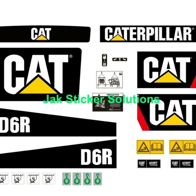 Stiker Dozer Cat D6R Harga Spesial