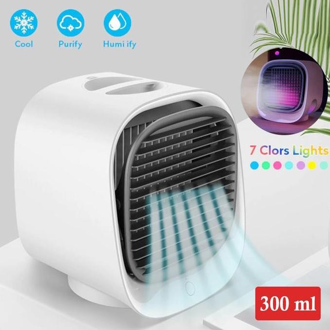 Air Cooler Fan Portable Kipas Ac Mini Penyejuk Ruangan Kamar Tidur 300Ml - M201 Co