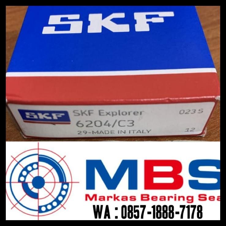 DISKON BEARING 6204 C3 SKF ORIGINAL 6204C3 