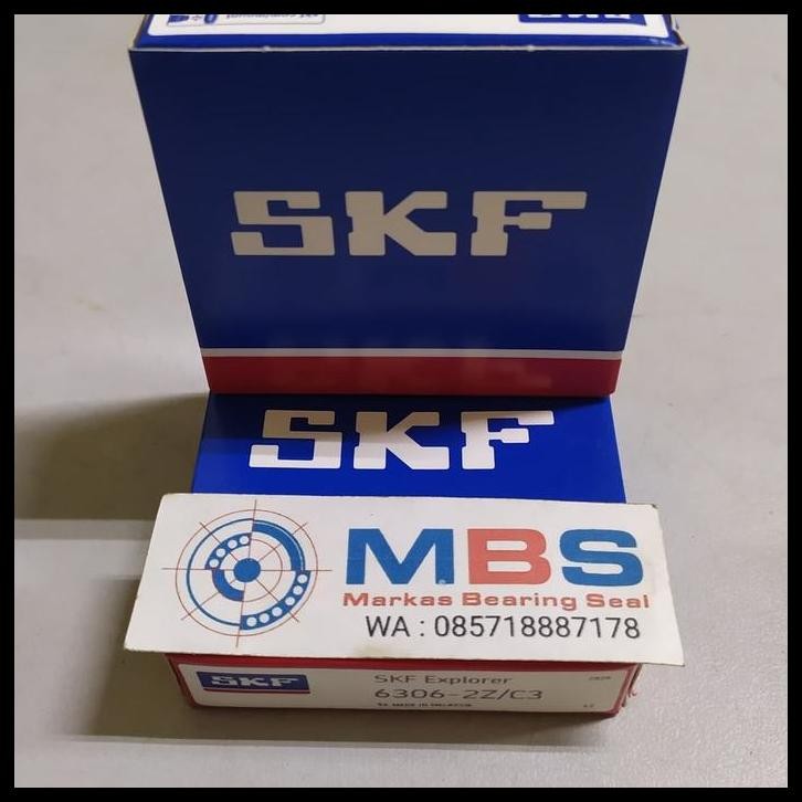 TERMURAH BEARING 6306 2Z C3 MERK SKF ASLI 6306 ZZ C3 6306ZZ 
