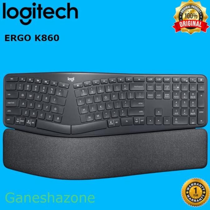 Logitech K860 Split Ergonomic Multi-Devices Keyboard Co