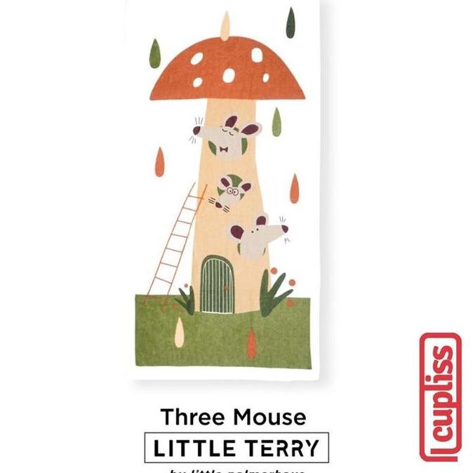 TERLARIS - Little Palmerhaus Little Terry Three Mouse Handuk Anak