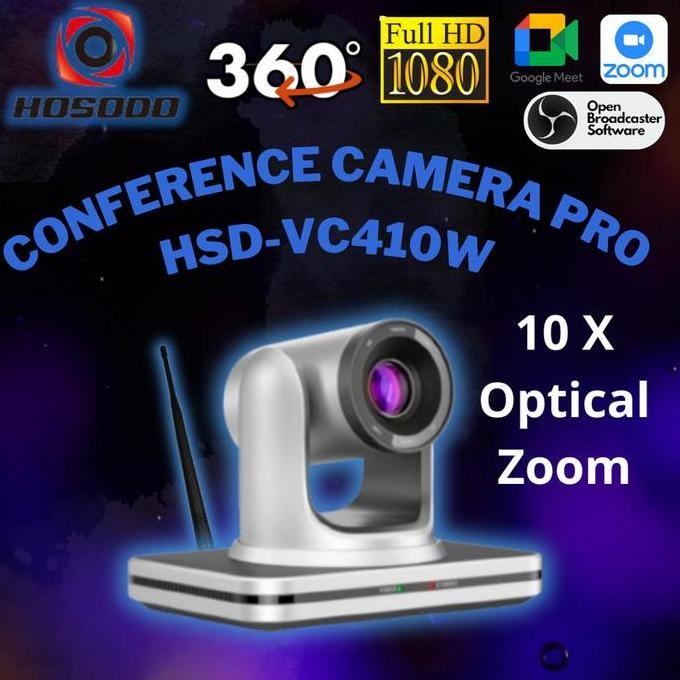 Webcam Hosodo Ptz Camera Hsd-Vc410W Optical Zoom Co