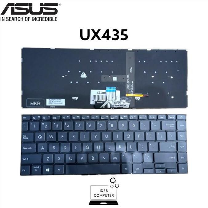 Keyboard Asus Zenbook 14 Ux435E Ux435Eg Ux435Eal Backlight Co