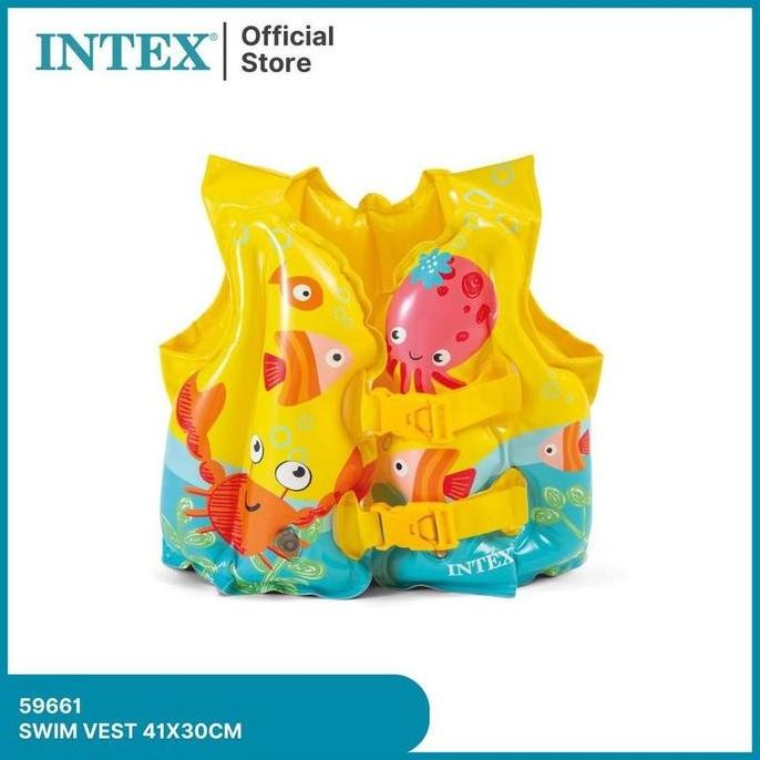 Ban Renang Anak - Pelampung Anak Rompi Renang Intex Swim Vest Anak Baju Rompi Pelampung Belajar Rena