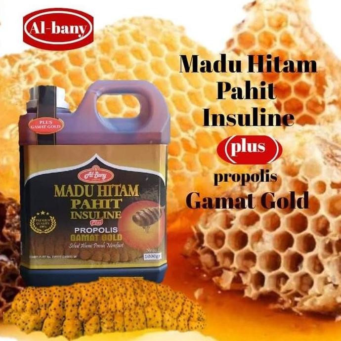 

Best Seller Madu Hitam Pahit Al-Bany Plus Gamat Gold 5Kg Exp 2022