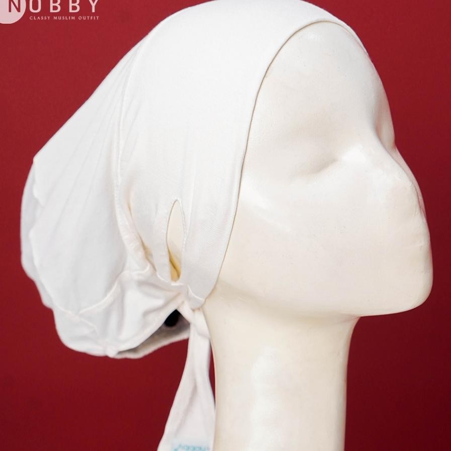 Nobby Yunia Ear Ciput Inner Hijab Bahan Kaos Elastis