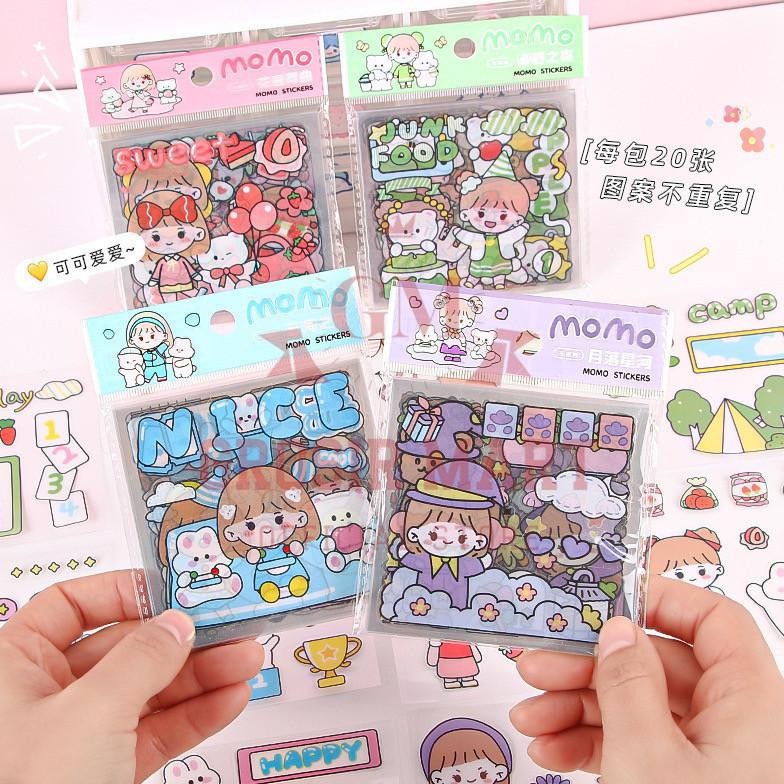 

Sd-67 New Gm Isi 25 Lembar Stiker Momo Stiker Botol Minum Tumblr Stiker Buku Diary Hp Laptop Diy Aesthetic Serbaguna Termurah