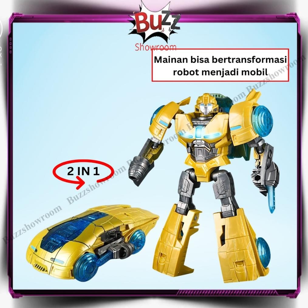 Sr-32 Ad-532 Transformers Deformation Figure Robot Bumblebee Baddassatron Hornet Warrior Jk-09 Terla