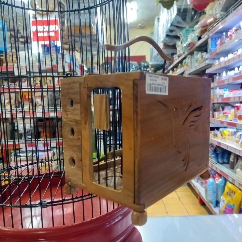 Ve29 Yl-24 Sangkar Untul Ukir Sogon Herli Burung Pleci Konin Model Lipat Kandang Untulan Betina Ngec