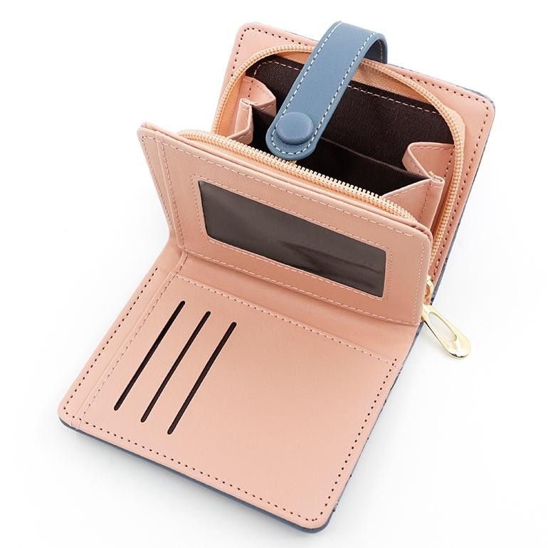 Fb-4 R803 Dompet Wanita Dompet Kulit Dompet Kartu Wanita Motif Croco Fb-4