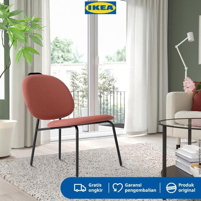 Ikea Gavle Kursi Santai Minimalis Diserod Merah