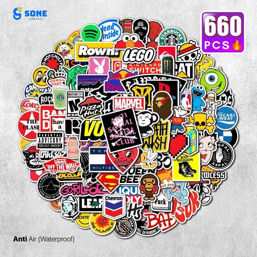 

Termurah Stiker Pack Hypebeast | Sticker Black & White Dekorasi Laptop, Casing Phone, Helm, Buku HHQ-91