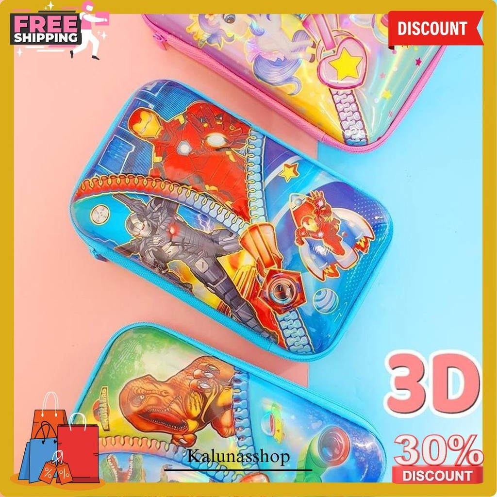 

Kotak Pensil 3D Jumbo Kotak Pen Besar Resleting Anti Air Timbul Astronot Dino Unicorn Plastik Eva Sekat Bulpoint Penghapus Pena Penggaris Wadah Alat Sekolah 3 Dimensi Boy Girl Original Produk