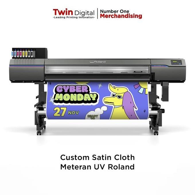 Sale Cetak Bahan Satin Cloth Meteran Untuk Bendera & Umbul Umbul - Roland