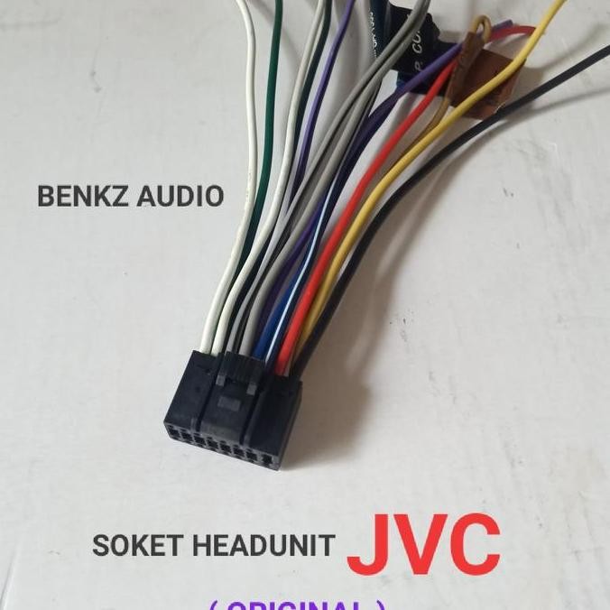 DR221>> Soket headunit JVC original socket cable tape mobil jvc
