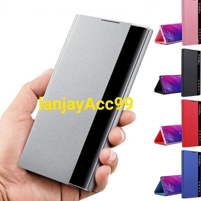 DB30 >> Smart View Samsung S9 Plus Flip Case Clear View Digital Casing Cover