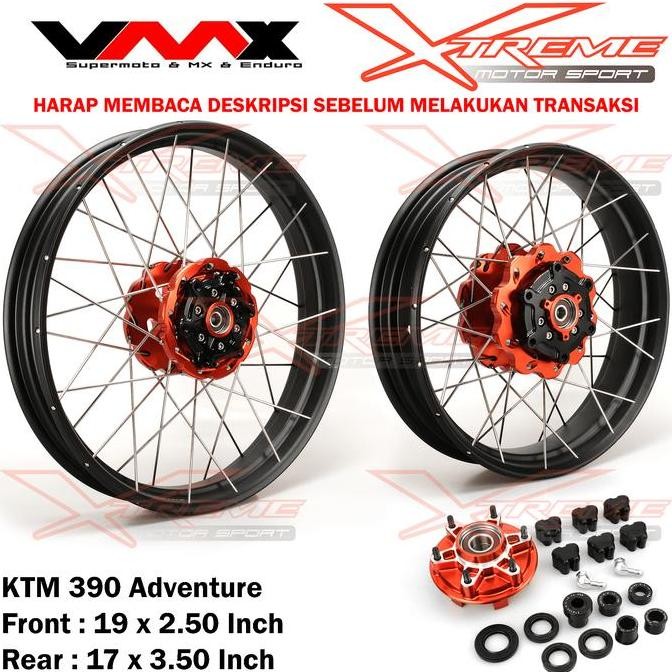 Velg Jari Jari Depan Belakang Ktm 390 Adv / Bmw Gs 1200 / Honda Cb500X Allshop