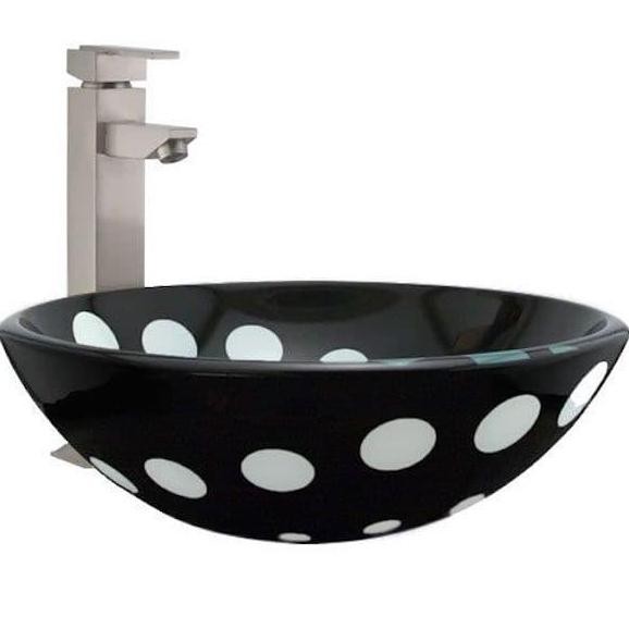 Wastafel kamar mandi - Wastafel cuci tangan kaca - P91