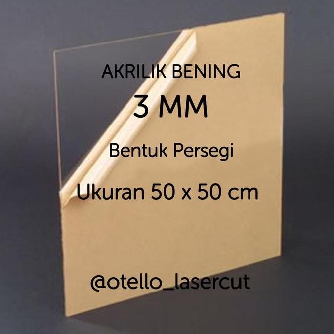 

Akrilik 3 Mm Ukuran 50 X 50 Cm Kualitas Terbaik Harga Termurah