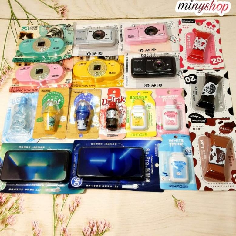 

Hg-24 Tip Ex Correction Tape Lucu/Tipex Tip- X Kertas Roll Fancy Hg-24