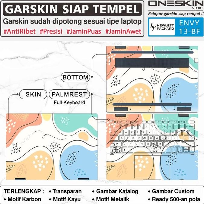 BEBAS ONGKIR - Garskin Sticker Laptop HP Envy x360 13-bf bf0042tu bf0043tu bf0089tu