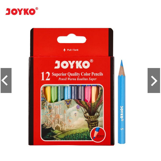 

Pensil Warna Merk : Joyko Jenis : CP-102 12 Warna Ukuran : Pendek