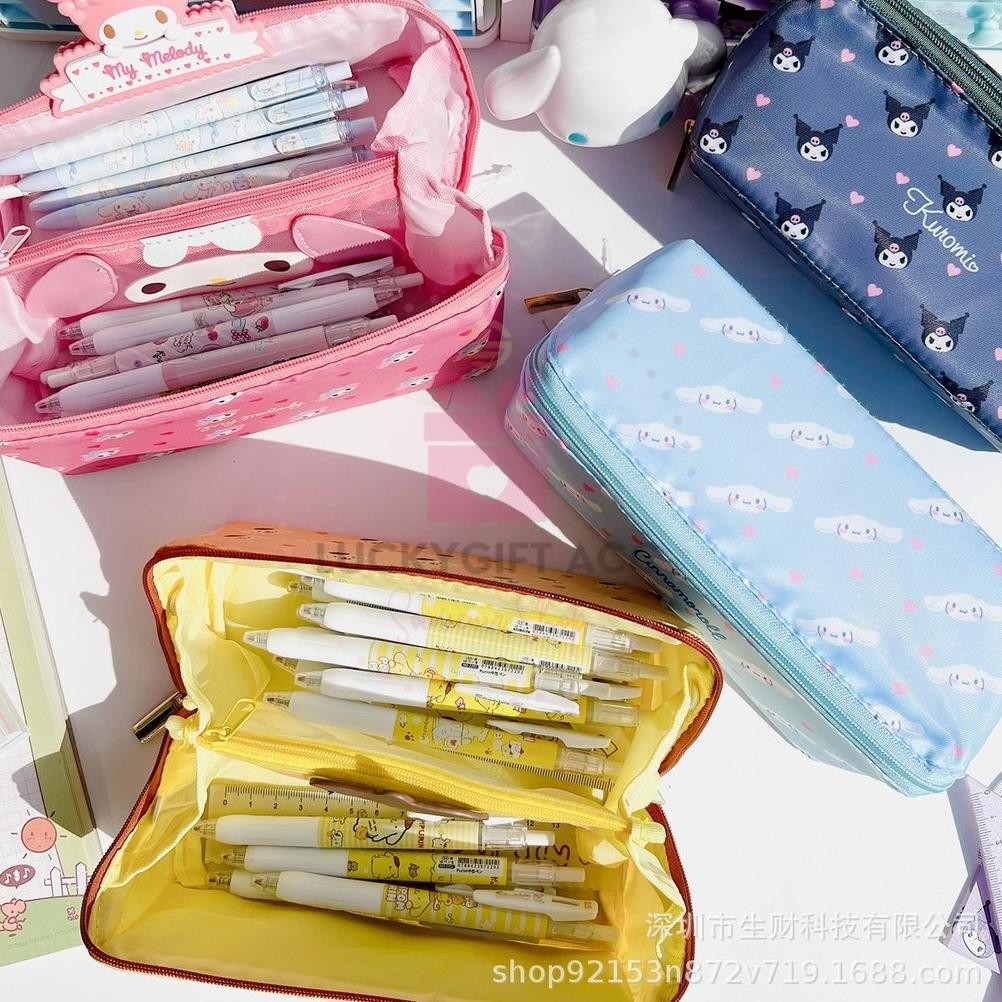 

Qig-1722 New Edition Tempat Pensil Sanrio / 2023 Kotak Pensil Sanrio Persegi Panjang Terbaru Cinnamorol Kuromi Qig-1722