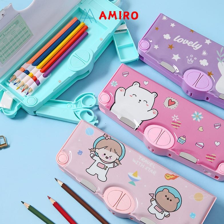 

Fgs-3 Pensil Box Mekanik Multifungsi Lengkap Kotak Pensil Tempat Pensil Karakter Waterproof Kotak Pensil Anak Tulis Lucu Sekolah Hampers